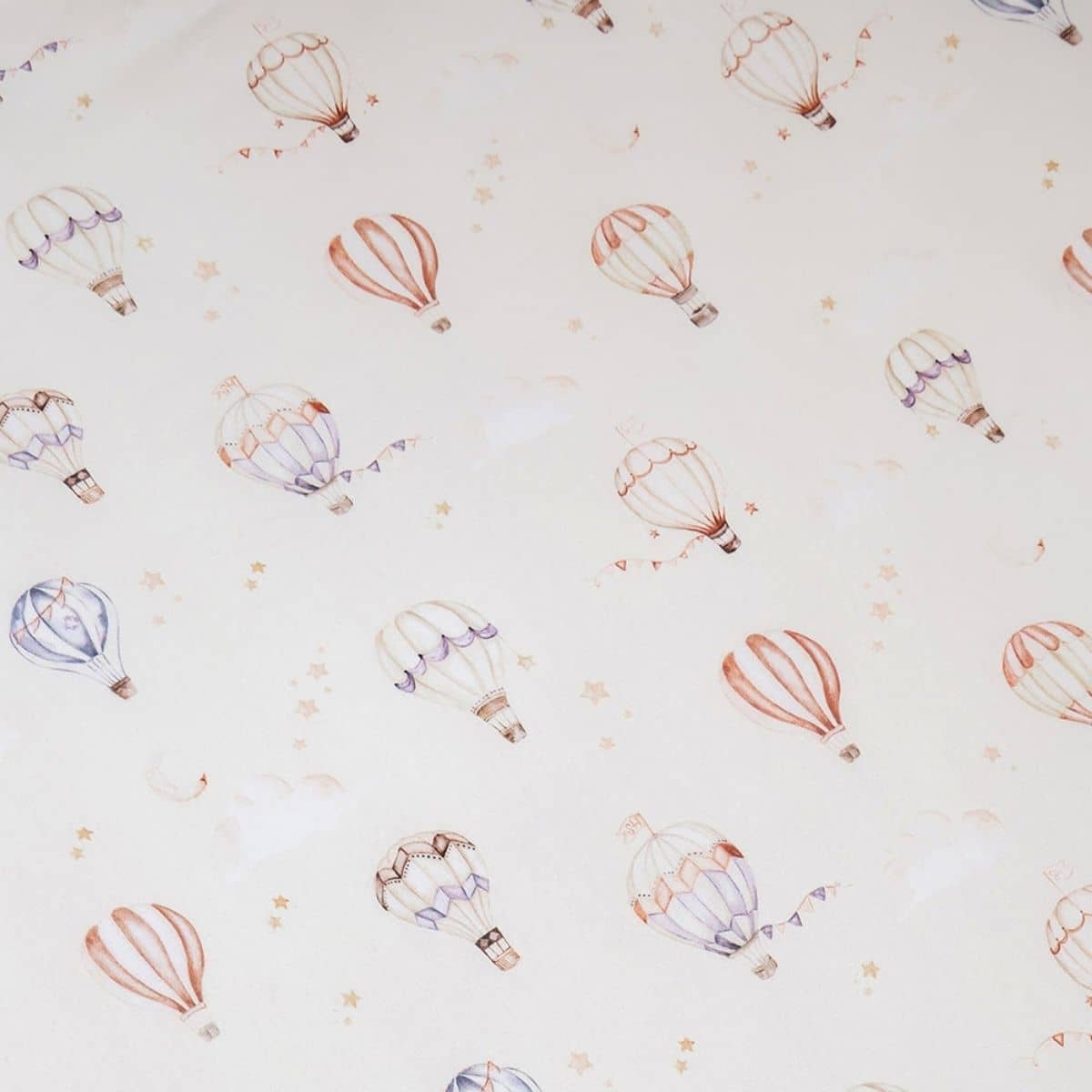 Snuggle Hunny Fitted Cot Sheet - Up & Away