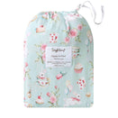 Snuggle Hunny Fitted Cot Sheet - White Rabbit