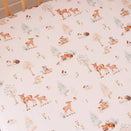 Snuggle Hunny Fitted Cot Sheet - Woodland Tales