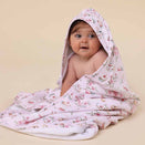 Snuggle Hunny Hooded Baby Towel - Alice's Tea Party