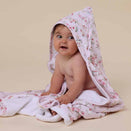 Snuggle Hunny Hooded Baby Towel - Alice's Tea Party