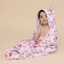 Snuggle Hunny Hooded Baby Towel - Birds & Blooms