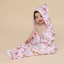Snuggle Hunny Hooded Baby Towel - Birds & Blooms