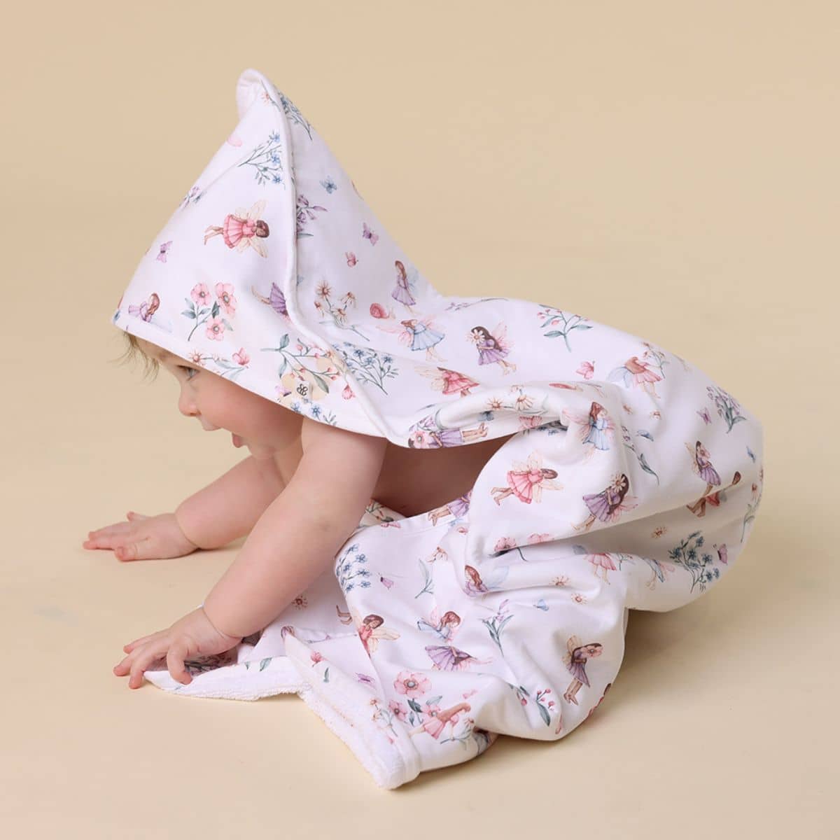 Snuggle Hunny Hooded Baby Towel - Fairy Garden