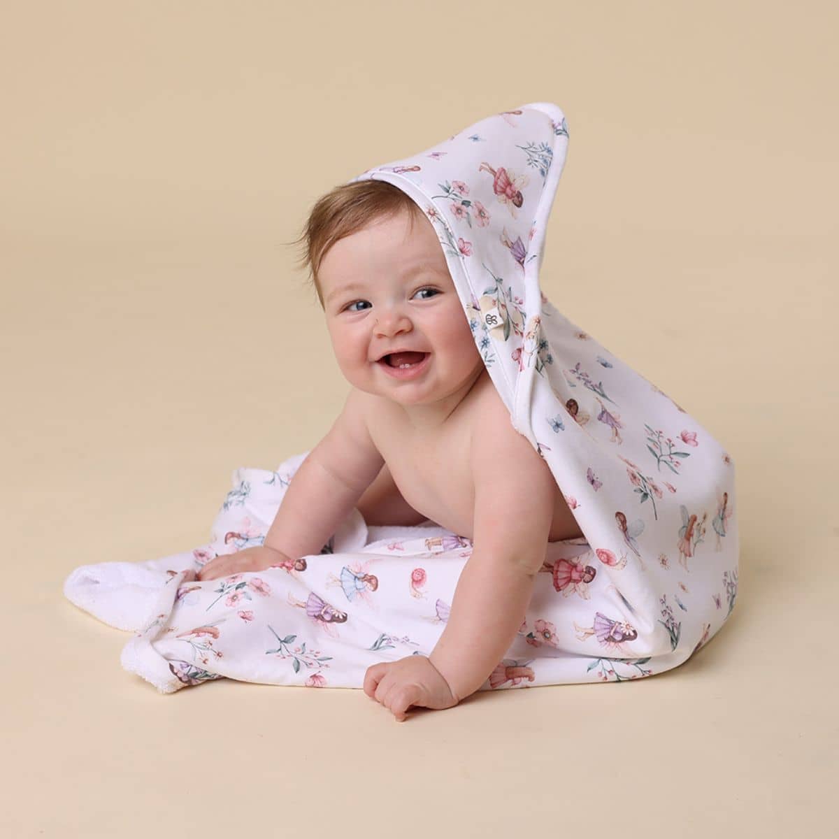Snuggle Hunny Hooded Baby Towel - Fairy Garden