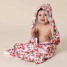 Snuggle Hunny Hooded Baby Towel - Strawberry