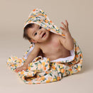 Snuggle Hunny Hooded Baby Towel - Sunny Citrus