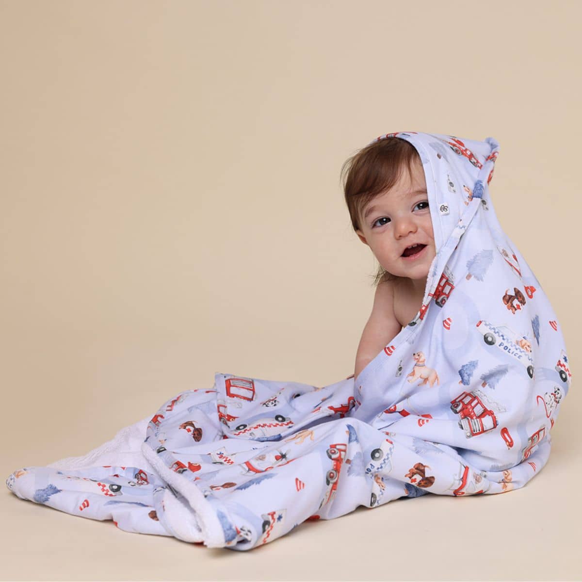 Snuggle Hunny Hooded Baby Towel - To the Rescue