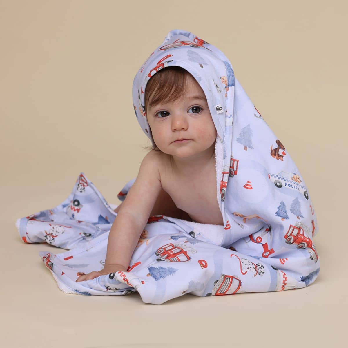Snuggle Hunny Hooded Baby Towel - To the Rescue