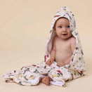 Snuggle Hunny Hooded Baby Towel - Vintage Cars