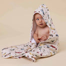 Snuggle Hunny Hooded Baby Towel - Vintage Cars
