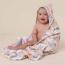 Snuggle Hunny Hooded Baby Towel - Summer Palm