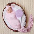 Snuggle Hunny Jersey Wrap with Matching Headwear - Baby Pink Organic