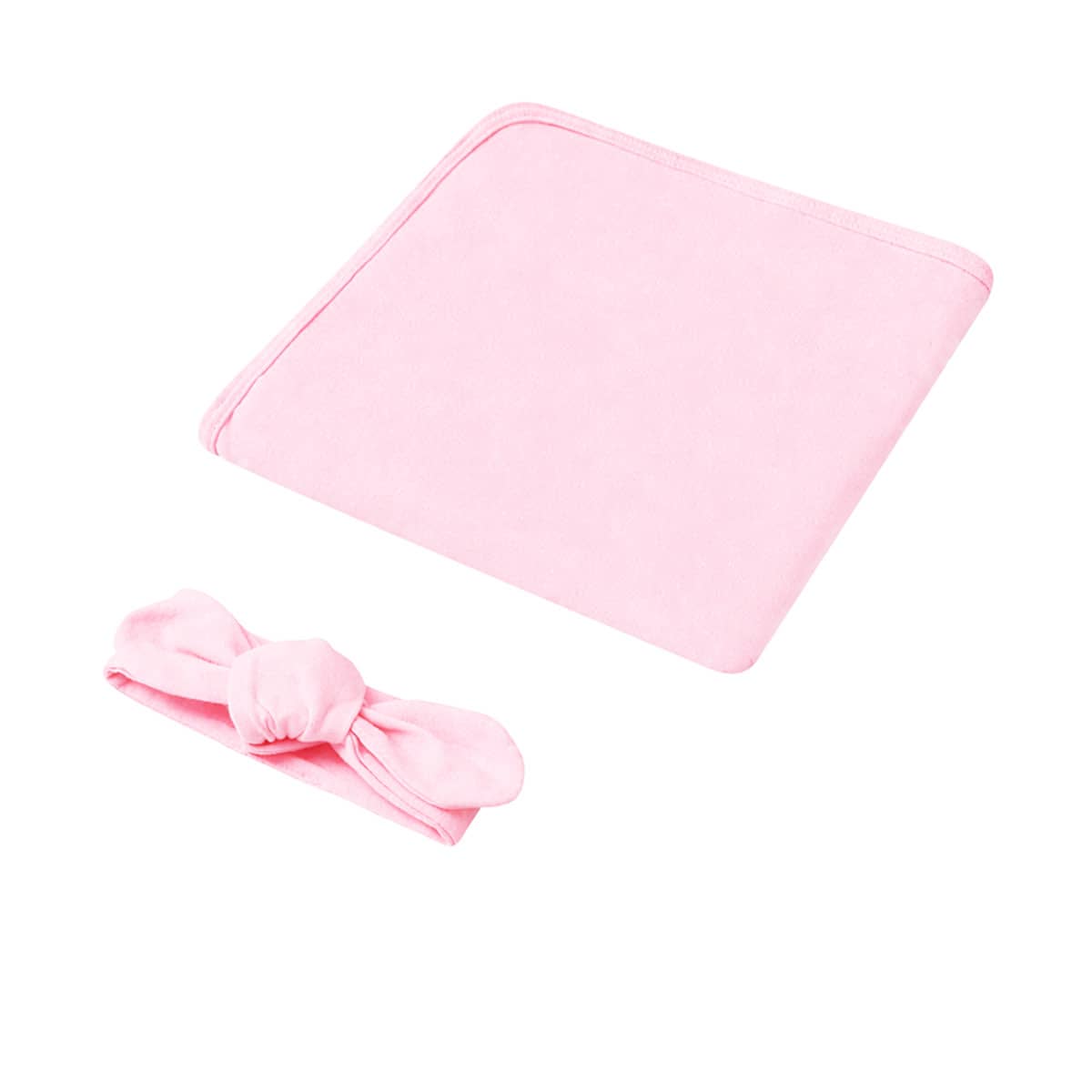 Snuggle Hunny Jersey Wrap with Matching Headwear - Bubblegum