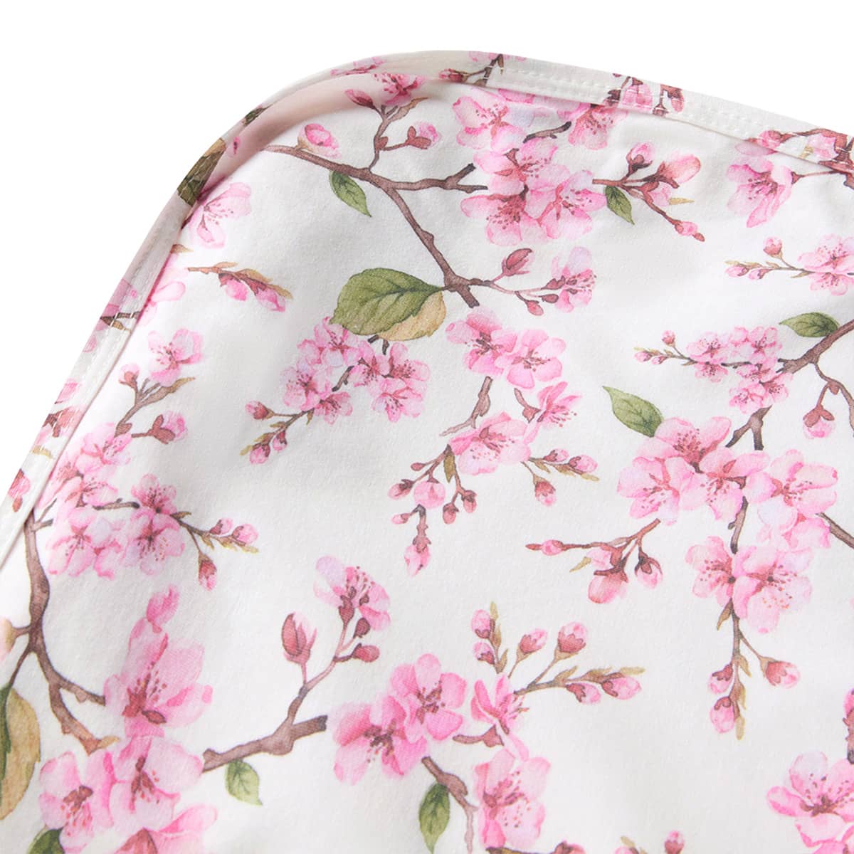 Snuggle Hunny Jersey Wrap with Matching Headwear - Cherry Blossom Organic