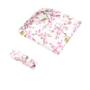 Snuggle Hunny Jersey Wrap with Matching Headwear - Cherry Blossom Organic