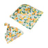Snuggle Hunny Jersey Wrap with Matching Headwear - Citrus Squeeze