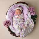 Snuggle Hunny Jersey Wrap with Matching Headwear - Isla