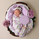 Snuggle Hunny Jersey Wrap with Matching Headwear - Isla