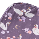 Snuggle Hunny Jersey Wrap with Matching Headwear - Midnight Swan