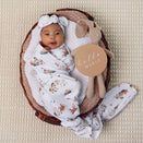 Snuggle Hunny Jersey Wrap with Matching Headwear - Pony Pals Organic