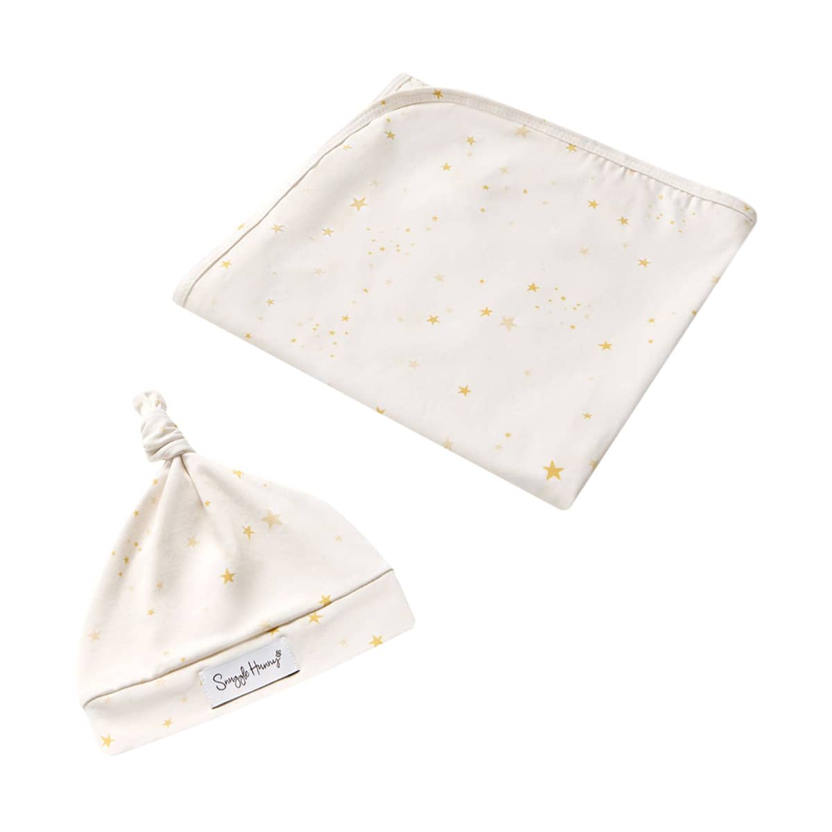 Snuggle Hunny Jersey Wrap with Matching Headwear - Stardust