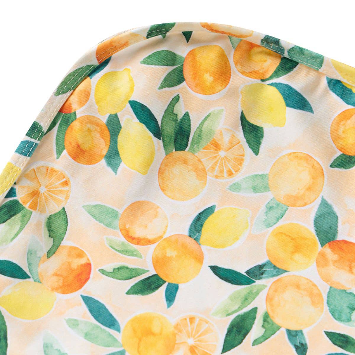 Snuggle Hunny Jersey Wrap with Matching Headwear - Sunny Citrus