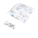 Snuggle Hunny Jersey Wrap with Matching Headwear - Sweet Swallows