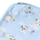 Snuggle Hunny Jersey Wrap with Matching Headwear - Taking Flight