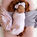 Snuggle Hunny Jersey Wrap with Matching Headwear - Twinkle