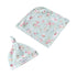 Snuggle Hunny Jersey Wrap with Matching Headwear - White Rabbit
