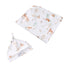 Snuggle Hunny Jersey Wrap with Matching Headwear - Woodland Tales