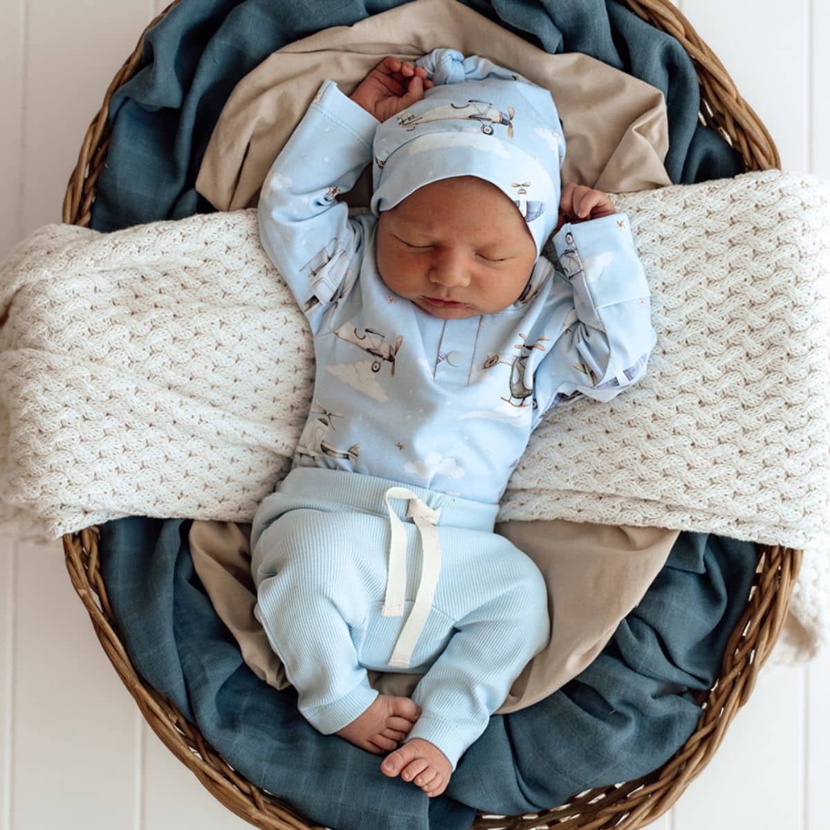 Snuggle Hunny Pants - Baby Blue