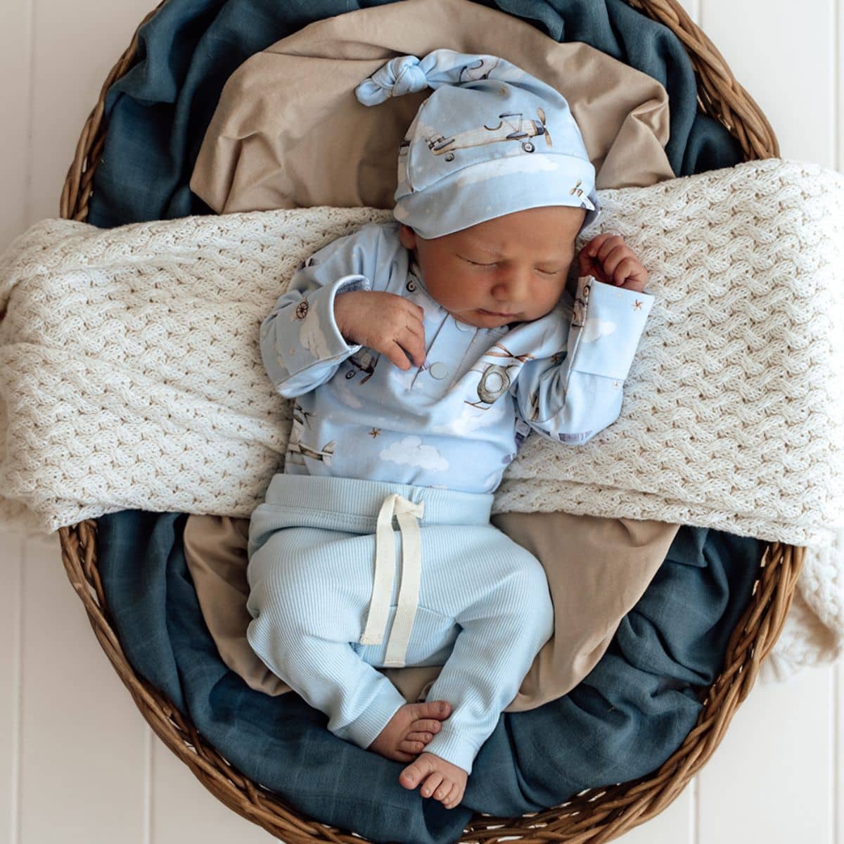 Snuggle Hunny Pants - Baby Blue