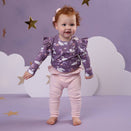 Snuggle Hunny Pants with Frill - Baby Pink