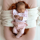 Snuggle Hunny Pants with Frill - Baby Pink
