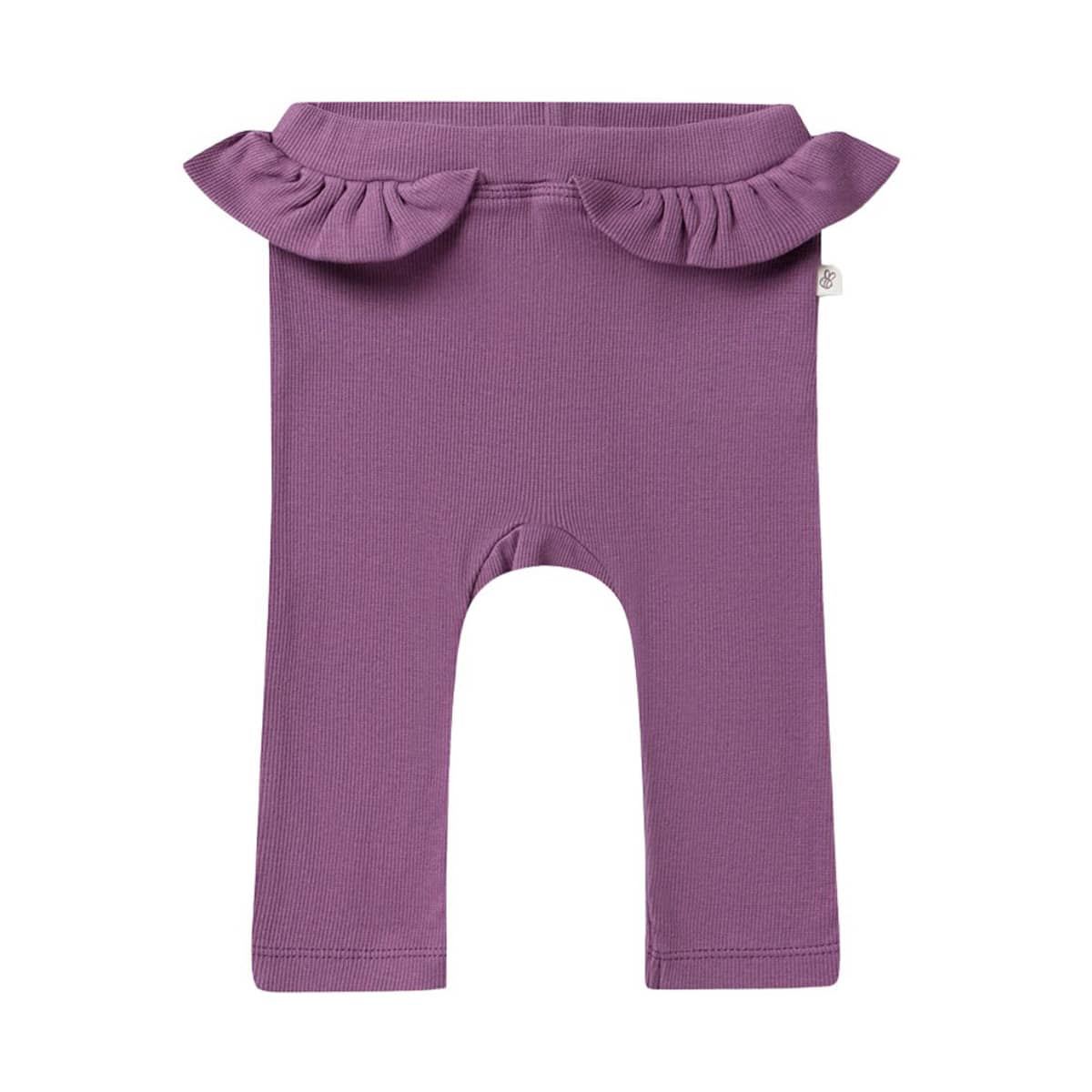 Snuggle Hunny Pants with Frill - Mulberry