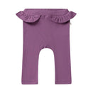 Snuggle Hunny Pants with Frill - Mulberry