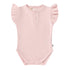 Snuggle Hunny Short Sleeve Bodysuit - Baby Pink Frill Rib