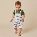 Snuggle Hunny Short Sleeve Bodysuit - Olive