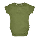 Snuggle Hunny Short Sleeve Bodysuit - Olive