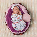 Snuggle Hunny Snuggle Swaddle Sack with Matching Headwear - Meadow Organic