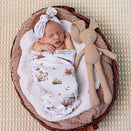 Snuggle Hunny Snuggle Swaddle Sack with Matching Headwear - Pony Pals Organic