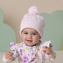 Snuggle Hunny Knit Beanie - Blush Pink