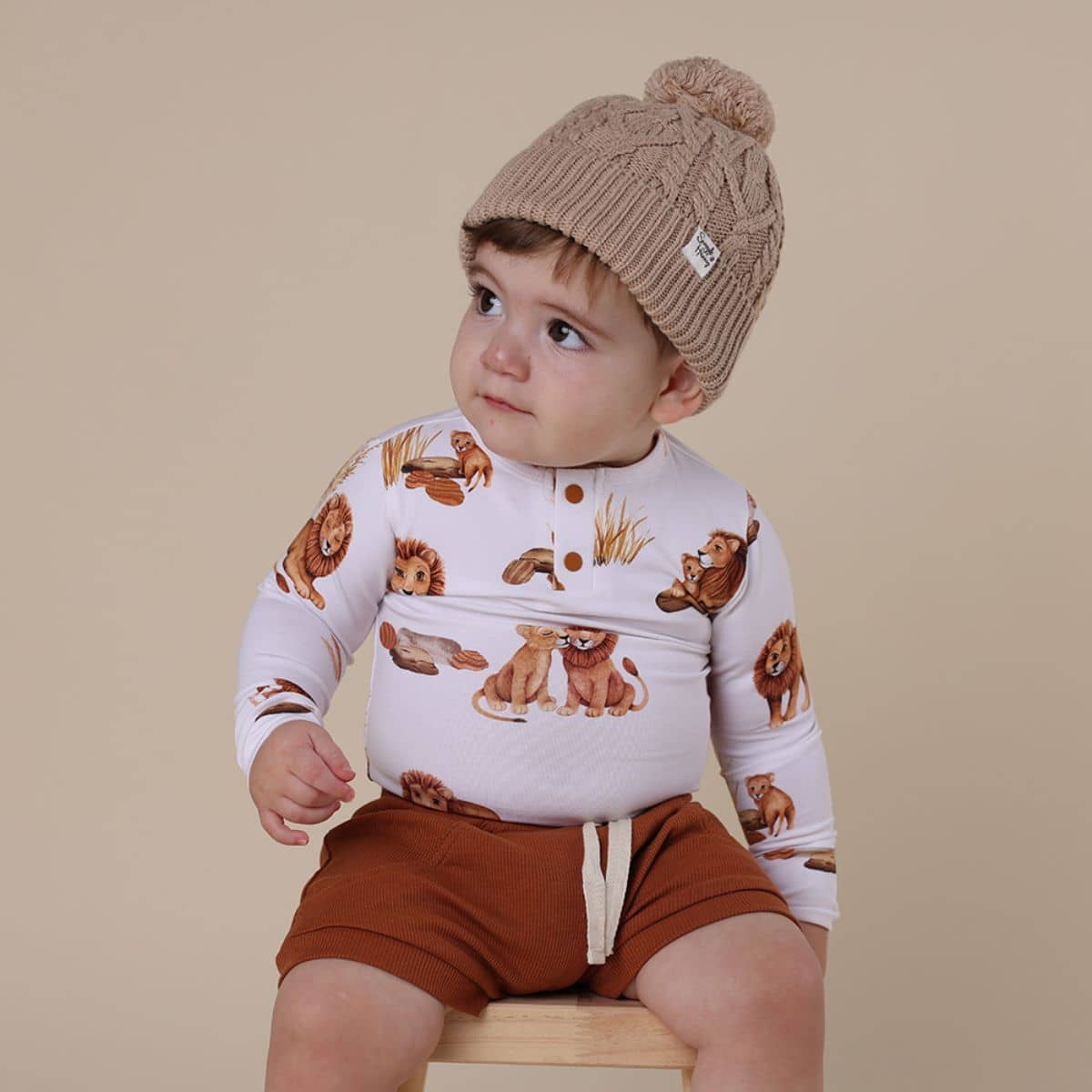 Snuggle Hunny Knit Beanie - Hazelnut