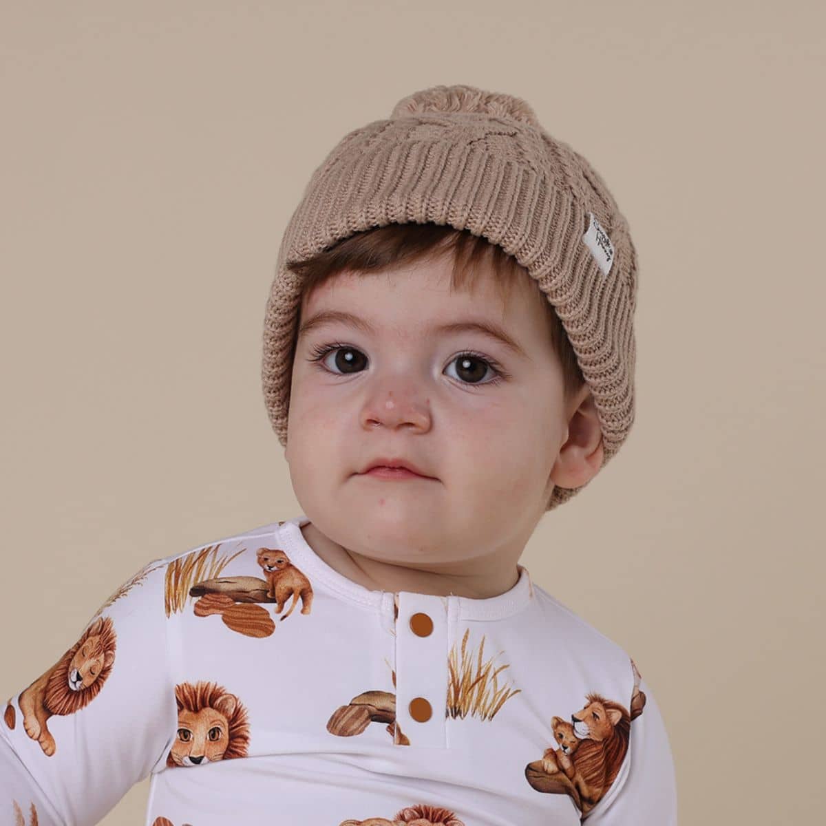 Snuggle Hunny Knit Beanie - Hazelnut