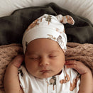 Snuggle Hunny Knotted Beanie - Bears