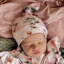 Snuggle Hunny Knotted Beanie - Birds & Blooms