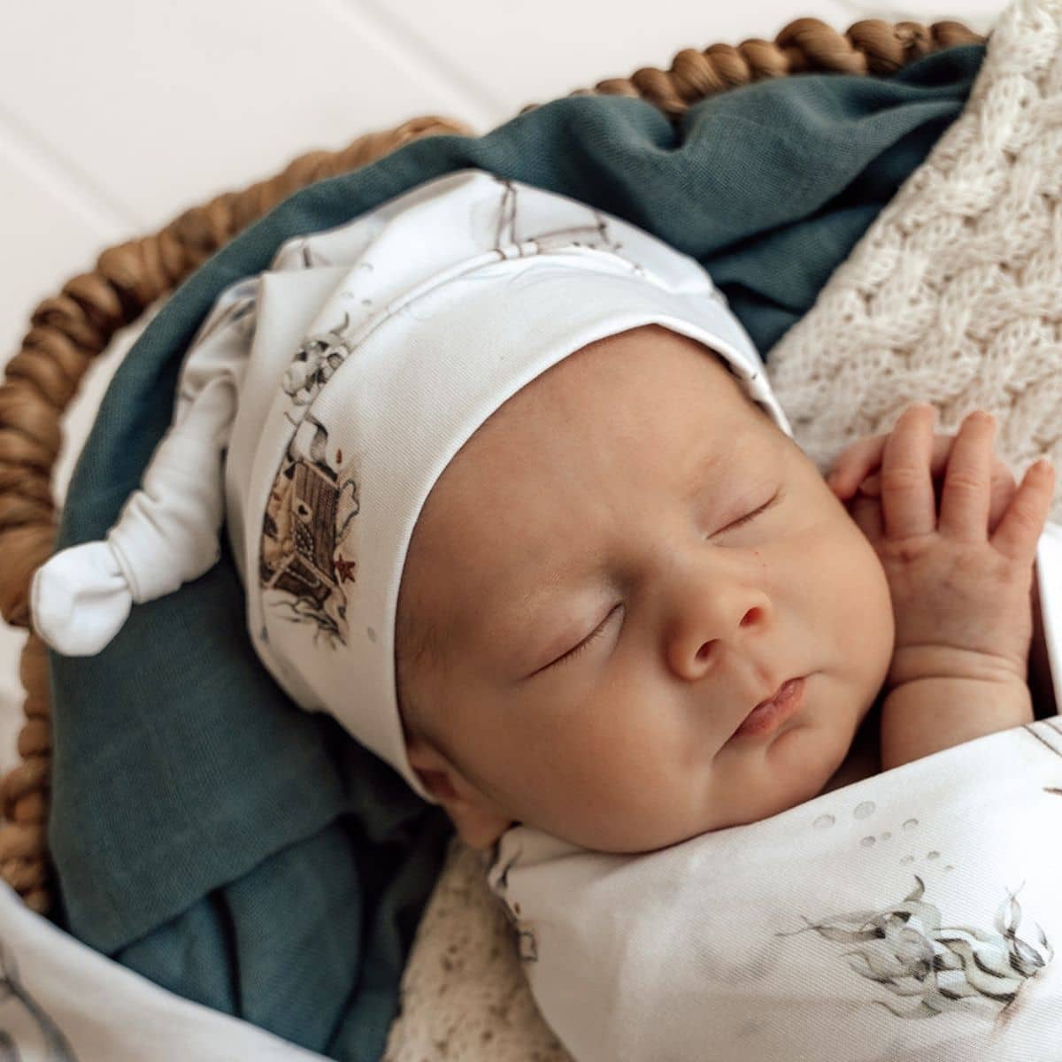 Snuggle Hunny Knotted Beanie - Set Sail