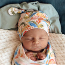 Snuggle Hunny Knotted Beanie - Summer Palm